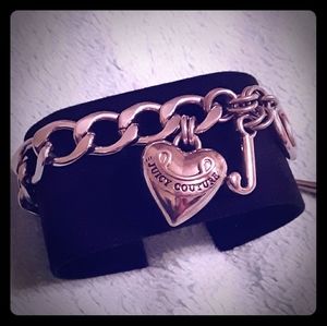 Juicy Couture heart charm bracelet